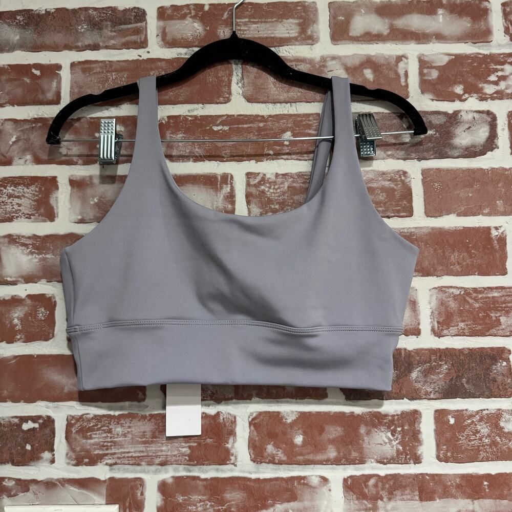 NWT Héros Active The Classic Bra Lavender Scoop Neck Sports Top Size L